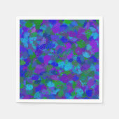 Peacock-kleur Servet (Voorkant)