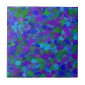 Peacock-kleur Tegeltje (Voorkant)