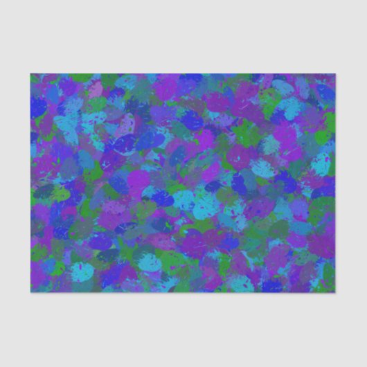 Peacock Kleuren tissuepapier (Voorkant)