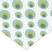 Peacock kleuren turquoise groen blauw patroon korte tafelloper (Hoek)