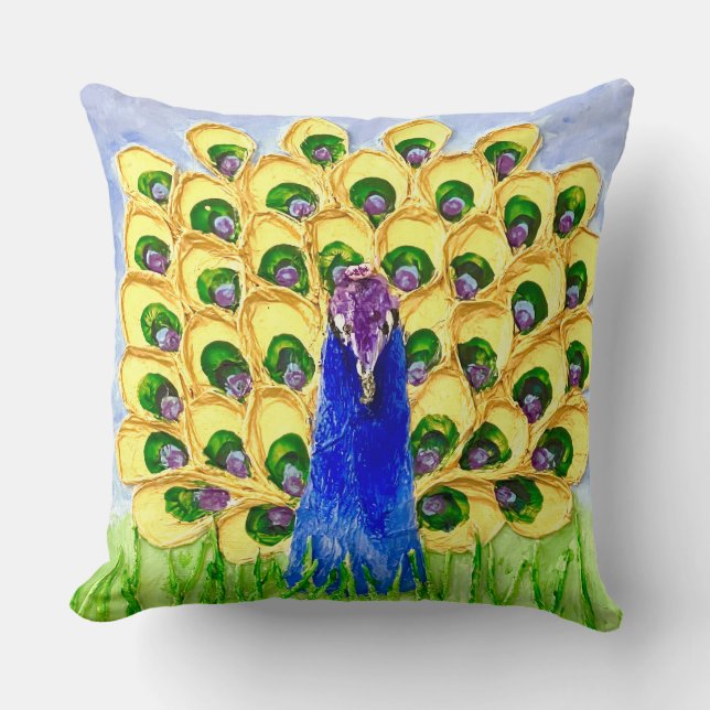 Peacock Kussen (Voorkant)