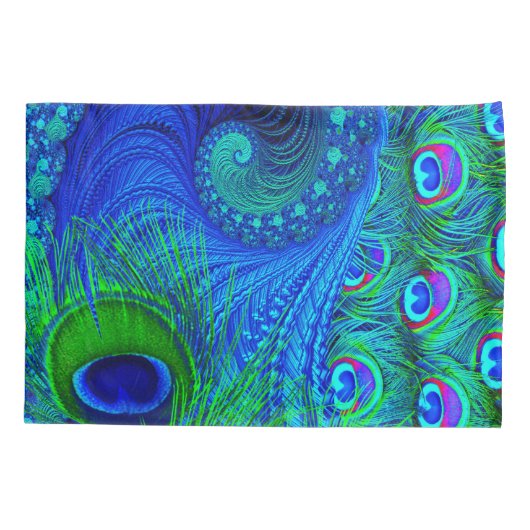 Peacock kussen Hoesjes paar Kussensloop (Achterkant-Links)