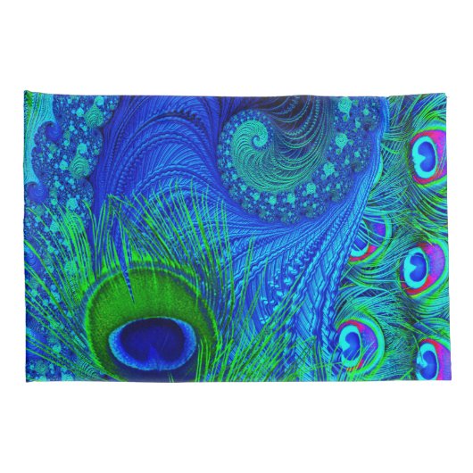 Peacock kussen Hoesjes paar Kussensloop (Achterkant-Rechts)