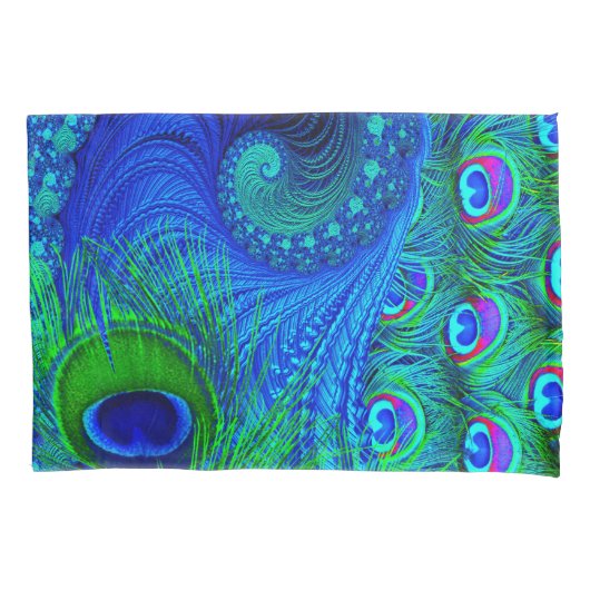 Peacock kussen Hoesjes paar Kussensloop (Voorkant-Links)