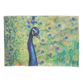 Peacock - Kussensloop (Voorkant-Links)