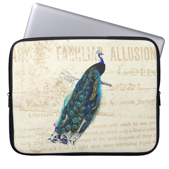  Peacock Laptop Sleeve (Voorkant)