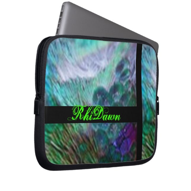 Peacock-laptoptas Laptop Sleeve (Voorkant Rechts)