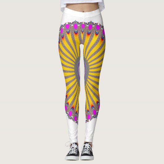 Peacock Leggings (Voorkant)