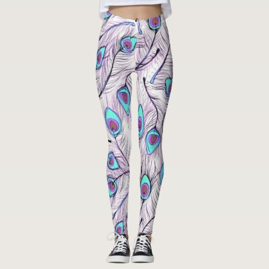 Peacock Leggings (Voorkant)