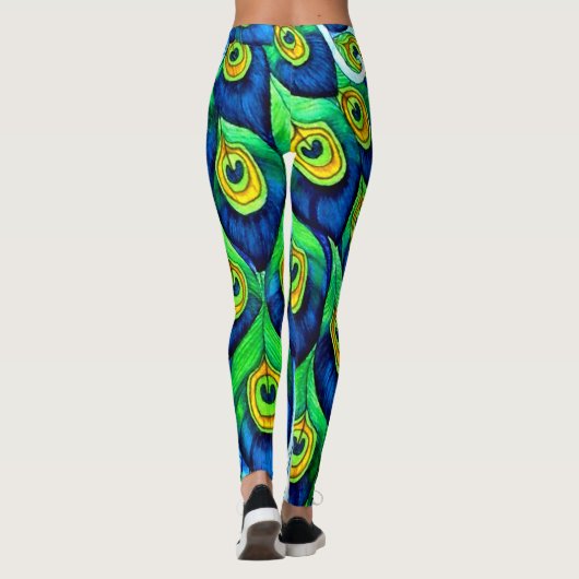 Peacock-Leggings Leggings (Achterkant)