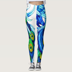 Peacock-Leggings Leggings