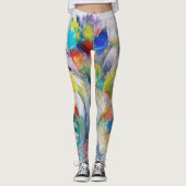 Peacock-Leggings Leggings (Voorkant)