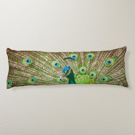 Peacock Lichaamskussen (Achterkant)