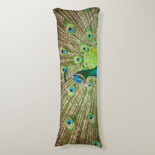 Peacock Lichaamskussen (Voorkant Verticaal)