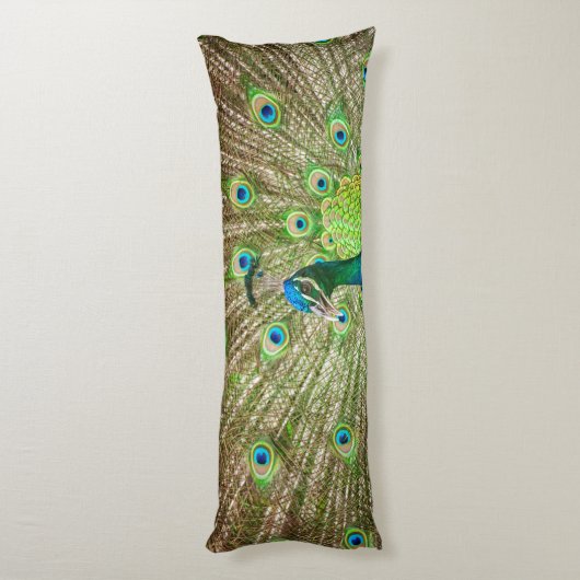 Peacock Lichaamskussen (Achterkant (Verticaal))