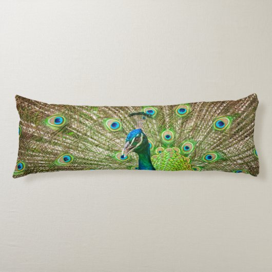 Peacock Lichaamskussen (Voorkant)