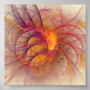 "Peacock"-licht Poster