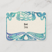 Peacock-Lijst Visitekaartje (Voorkant)