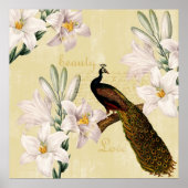 Peacock Lilies Poster (Voorkant)