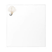 Peacock logo pattern symbol notitieblok (Voorkant)