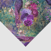 Peacock - losblad Ephemera - papier (Detail)