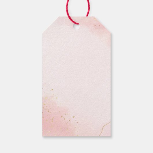 Peacock lotus Indiase bruiloft dank u gunst Cadeaulabel (Achterkant)