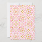 Peacock lotus Indiase bruiloft opslaan van de datu Kaart (Achterkant)