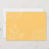 Peacock Love Bird Wedding Invitation Verloving Kaart (Achterkant)