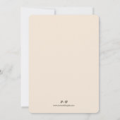  Peacock Love bruiloft Kaart (Achterkant)