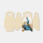 Peacock luxe vogel land tuin bruiloft bedankdoosjes (Uitgevouwen)