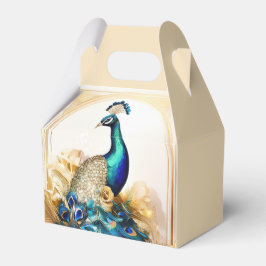 Peacock luxe vogel land tuin bruiloft bedankdoosjes