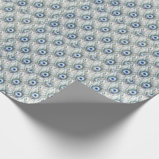 Peacock Luxury Design Wrapping Paper Cadeaupapier (Hoek)