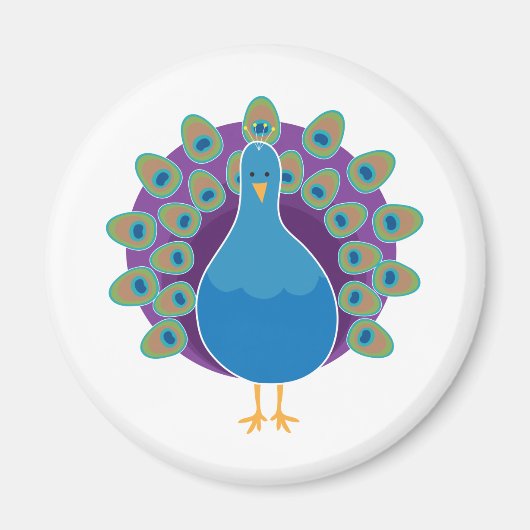 Peacock Magneet (Voorkant)