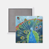 Peacock Magnet (Voorkant / Achterkant)