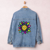 PEACOCK MANDALA DENIM JACKET (Hangar)