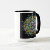 Peacock Mandala Mug Mok (Voorkant rechts)