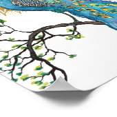 Peacock Mandala Poster (Hoek)