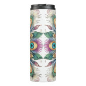 Peacock Mandala Thermal Tumbler Thermosbeker (Achterkant)