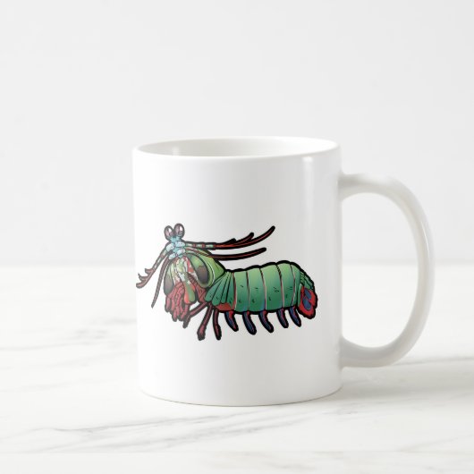 Peacock Mantis Shrimp Koffiemok (Rechts)