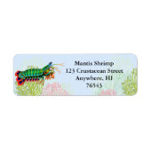 Peacock Mantis Shrimp Label (Voorkant)