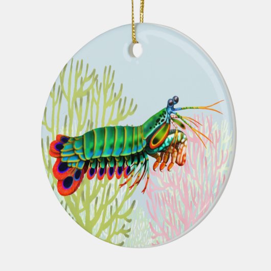 Peacock Mantis Shrimp Ornament (Links)