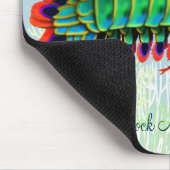Peacock Mantis Shrimp Reef Animal Mousepad Muismat (Hoek)
