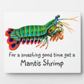 Peacock Mantis Shrimp Reef Creature Plaque Fotoplaat (Voorkant)