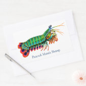 Peacock Mantis Shrimp Reef Creature Sticker (Envelop)
