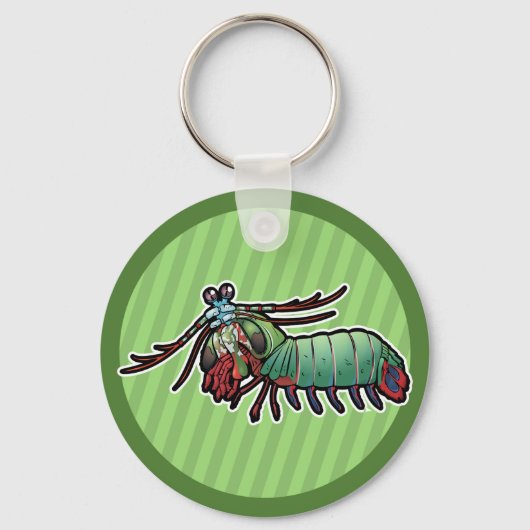 Peacock Mantis Shrimp Sleutelhanger (Voorkant)