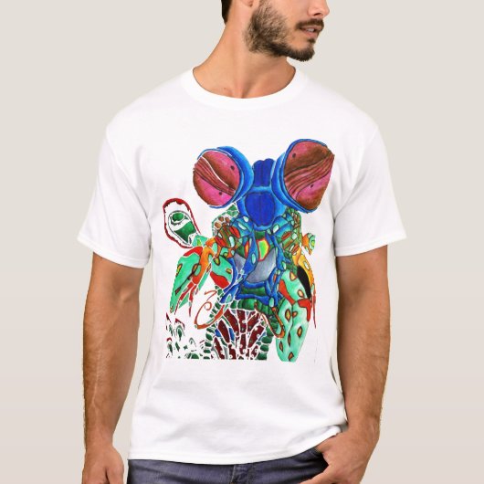 Peacock Mantis Shrimp T-shirt (Voorkant)