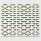 Peacock Mantis Shrimp Wrapping Paper Cadeaupapier (Vlak)