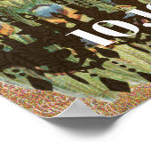 Peacock Medieval Renaissance Wedding Poster (Hoek)