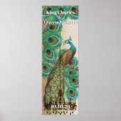 Peacock Medieval Renaissance Wedding Poster (Voorkant)