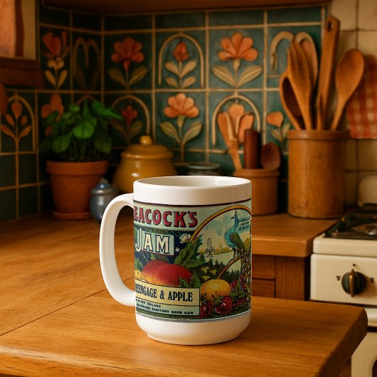  Peacock merk Jam Label Koffiemok